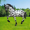 Factory in stock life size fiberglass horse statue for outdoor decoration